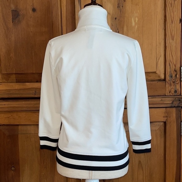 Lauren Ralph Lauren Active White & Black Contrast Jack… - Picture 11 of 16